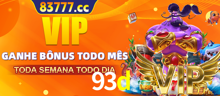 Banner promocional do 93d oferecendo 100% de recompensas adicionais contínuas para quem fizer o login diário (Daily sign-in), com um mascote de coelho.