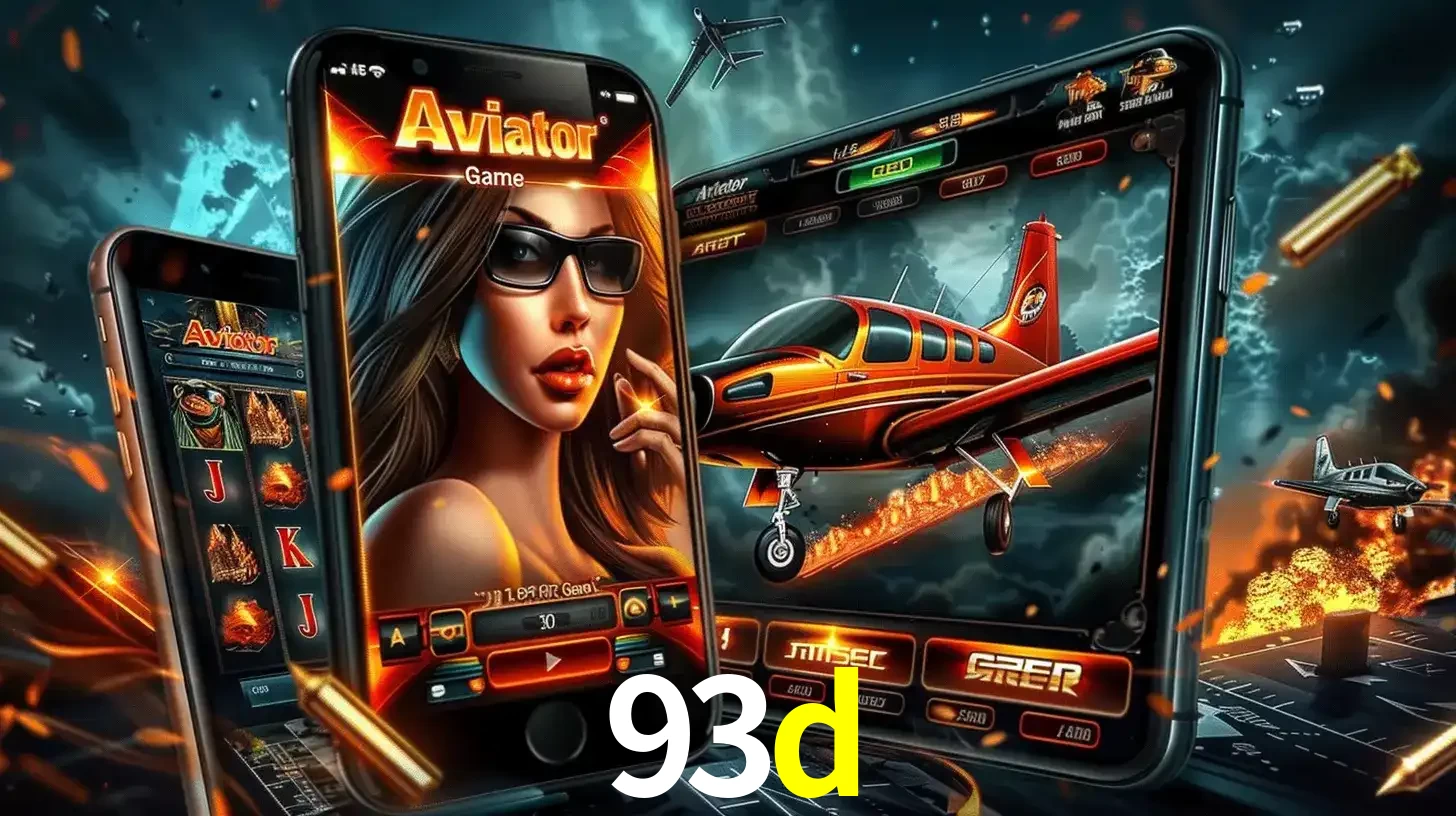 O popular jogo de apostas Aviator exibido em vários celulares e tablets, mostrando a interface emocionante e a ação de voo disponíveis para jogar agora no 93d.